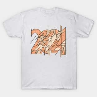 Abstract New Year 2024 T-Shirt